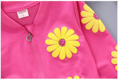 Ensemble 3 pièces bébé/enfant – Confort coton – Tenue complète (0–4 ans)