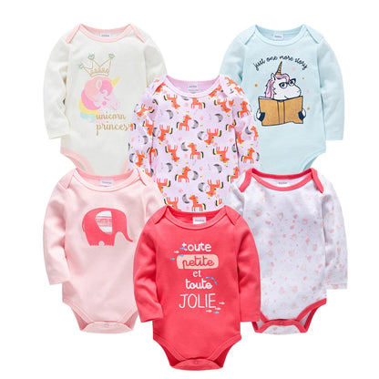 Ensemble Bébé Unisexe – Lot de Bodys en Coton Doux