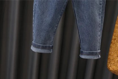 Ensemble 2 Pièces Enfant Rayé – Haut à Manches Longues & Pantalon en Jean