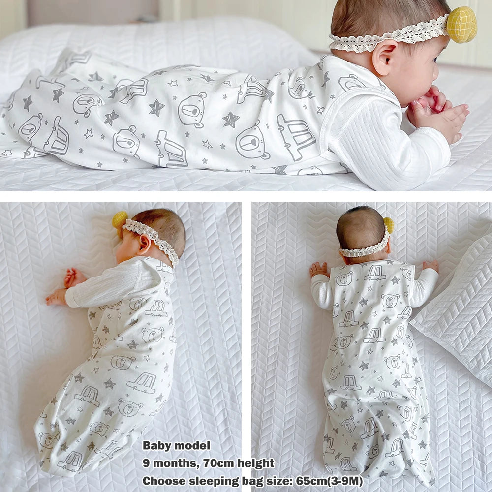 Gigoteuse Bébé Respirante – Sac de Couchage pour Bébé 3 à 18 Mois