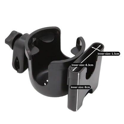 Porte-Gobelet Universel pour Poussette avec Support Téléphone – Support pour Biberon et Bouteille