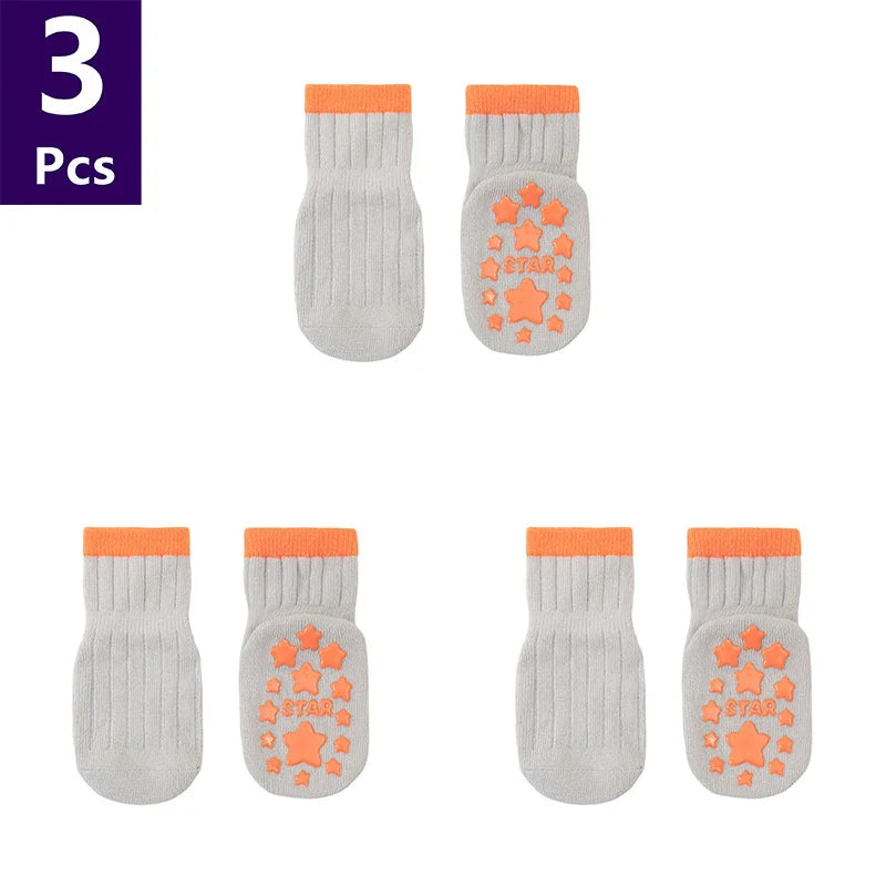 Chaussettes Bébé Antidérapantes – Douces, Sécuritaires & Ultra Mignonnes