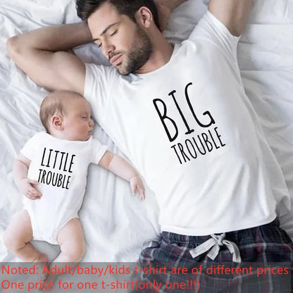 T-Shirt Assorti Père & Enfant – Tenue Famille Matching (Papa & Bébé)