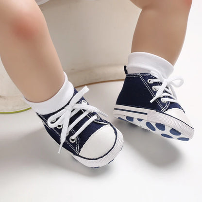 Baskets bébé en toile – Premiers pas confortables & antidérapants