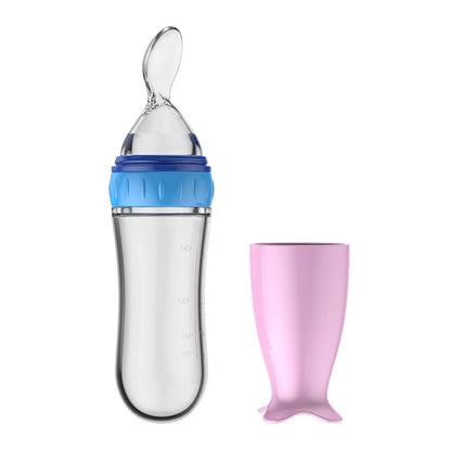 Cuillère doseuse en silicone pour bébé – Alimentation facile & sécurisée
