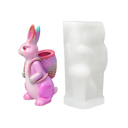 Moule Silicone Lapin Décoratif 3D
