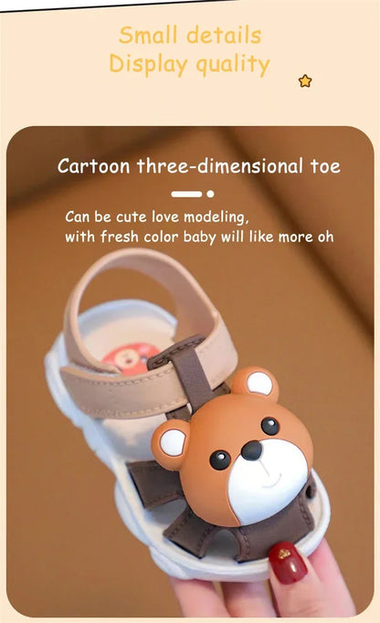 Sandales Enfant Antidérapantes Été – Confort & Motif Animal