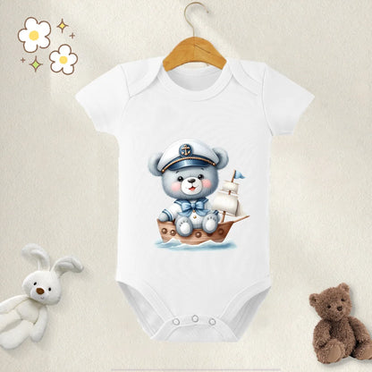 Body Bébé Petit Marin – Onesie Doux 100 % Coton