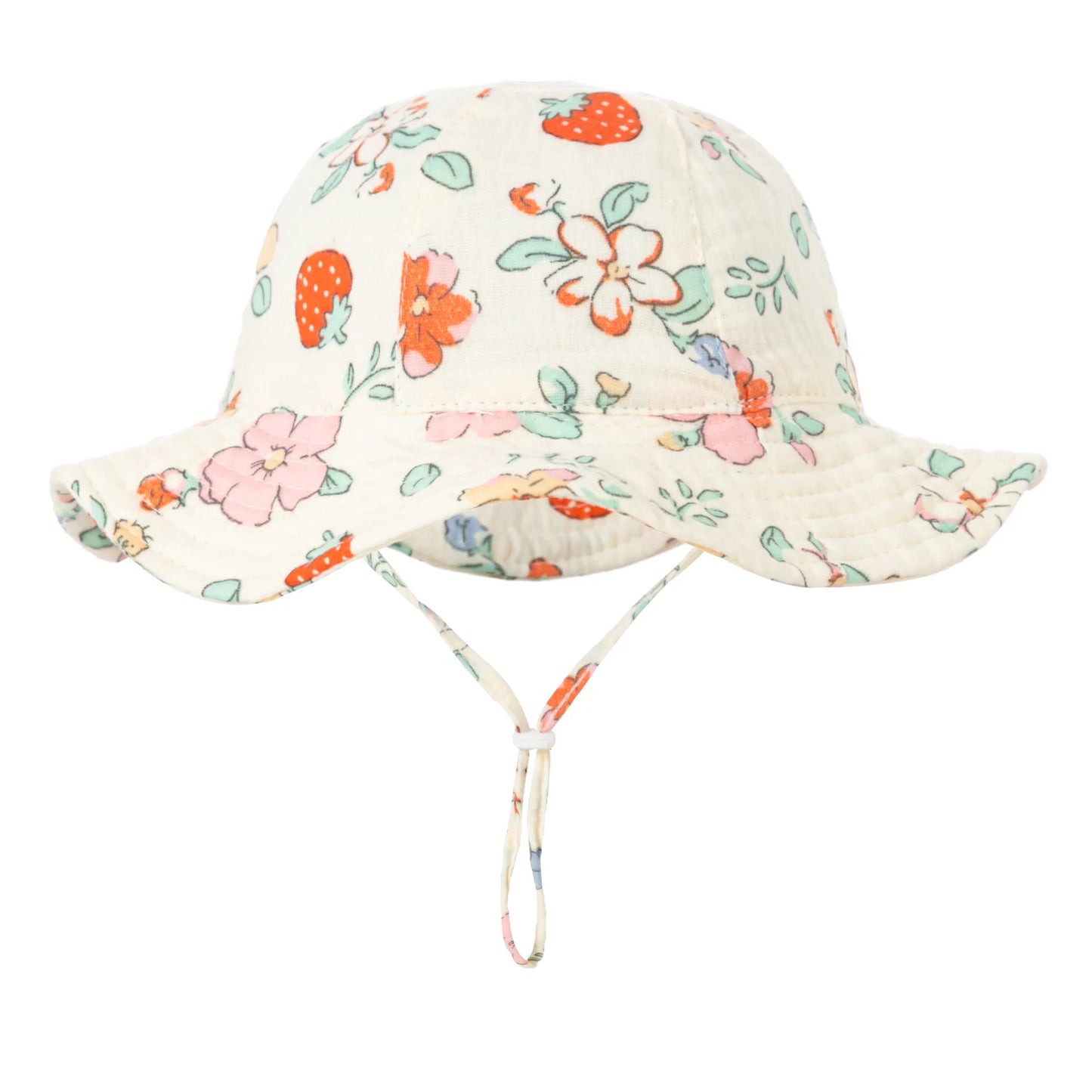 Chapeau Soleil Douce Protection™ – Bob en Coton pour Bébé (3–12 mois)