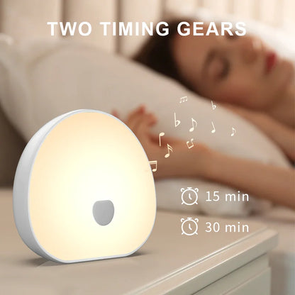 Veilleuse bébé apaisante avec 10 bruits blancs naturels – Machine à sommeil portable rechargeable