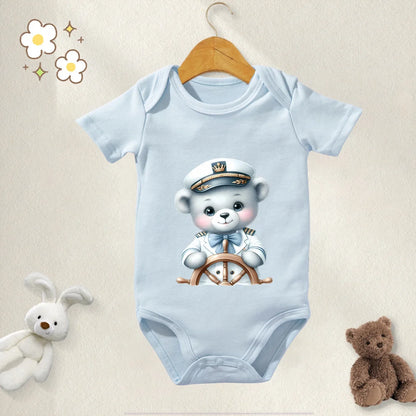 Body Bébé Petit Marin – Onesie Doux 100 % Coton