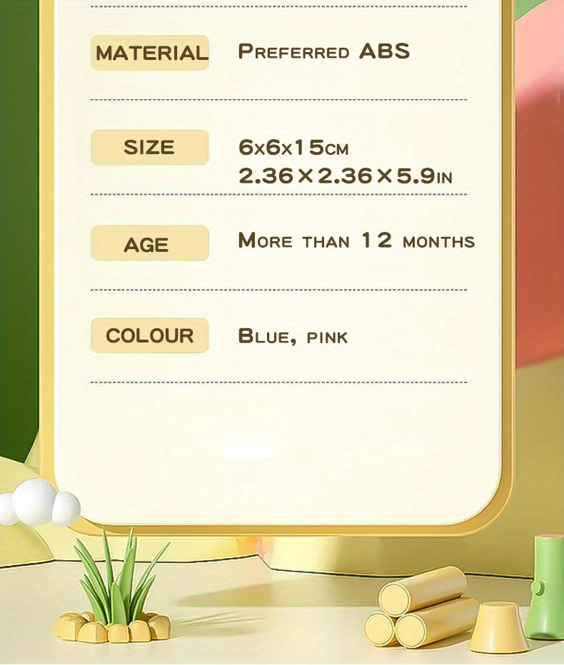 Jouet d’Éveil Bébé Culbuto – Animal Roulant Sensoriel