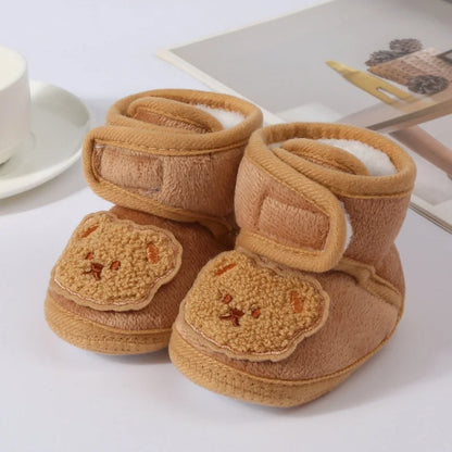 Bottines d’Hiver Douces et Chaudes pour Nouveau-Né – Premiers Pas Bébé Fille & Garçon