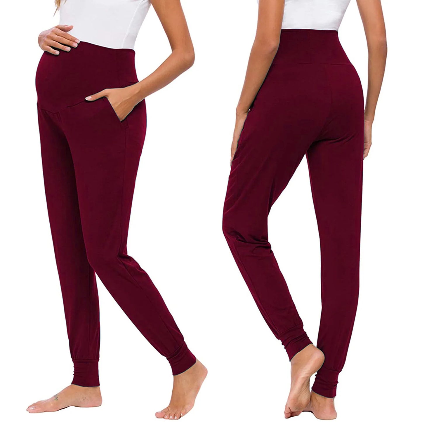 Jean de Maternité Évasé Premium – Confort & Style pour Future Maman