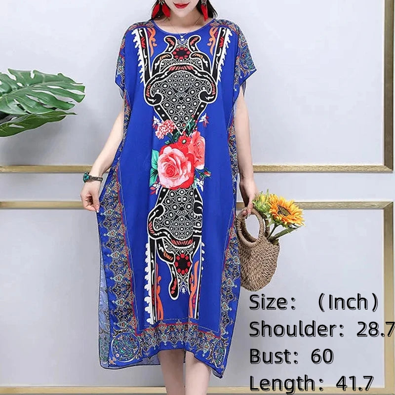 Robe de maternité bohème chic – Confort & élégance