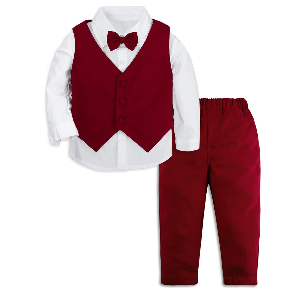 Ensemble de costumes pour bébés garçons, Blazer pour tout-petits, costumes de mariage pour nourrissons, tenue de baptême, smoking, ensembles de vêtements formels de noël pour enfants
