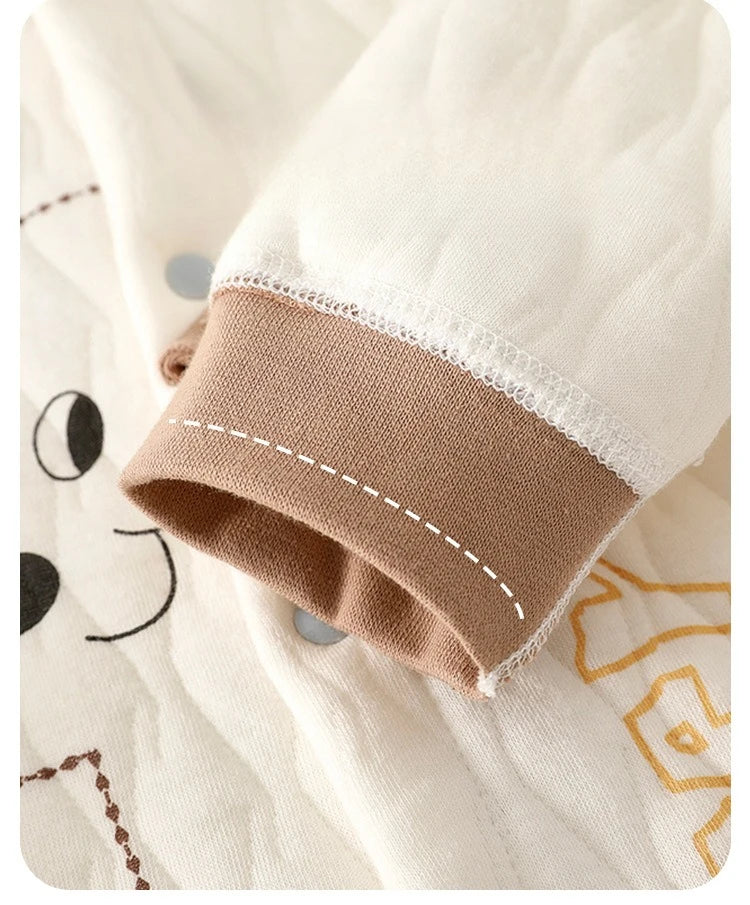 Combinaison Bébé Douillette en Coton – Chaleur & Confort pour Nouveau-né