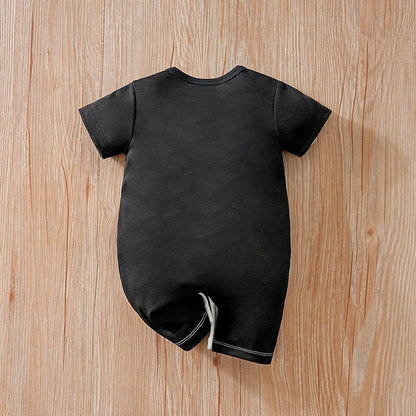 Ensemble Bébé Pingouin Été – Combinaison en Coton Doux Unisexe 0-12 Mois