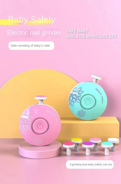 Kit manucure bébé électrique – Lime douce & sécuritaire – Pour nouveau-nés et bébés