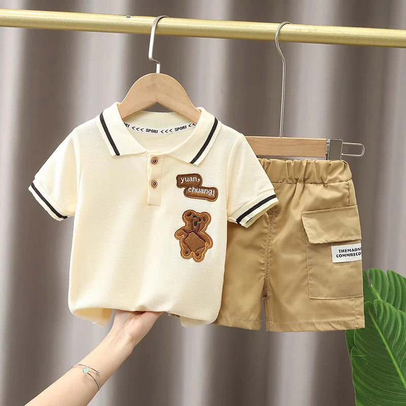 Ensemble Garçon Classy 2 Pièces – Polo + Short (4 à 6 ans)