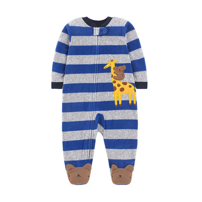 Pyjama Bébé Garçon en Coton – Combinaison Confort Printemps & Automne