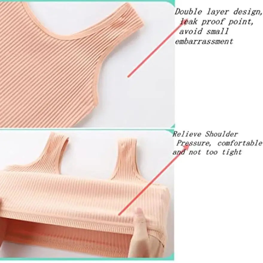 Ensemble de culottes et soutiens-gorge en coton pour filles adolescentes, soutien-gorge d'entraînement en coton, ensemble de culottes, soutien-gorge de sport solide pour enfants, sous-vêtements