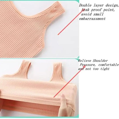 Ensemble de culottes et soutiens-gorge en coton pour filles adolescentes, soutien-gorge d'entraînement en coton, ensemble de culottes, soutien-gorge de sport solide pour enfants, sous-vêtements