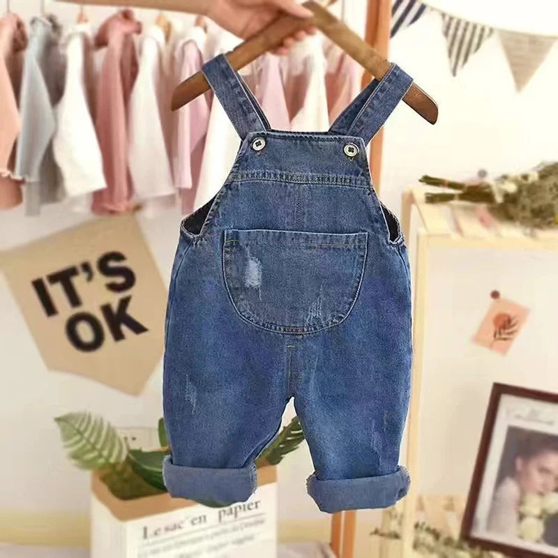 Salopette Jean Bébé – Pantalon Denim Enfant Unisexe