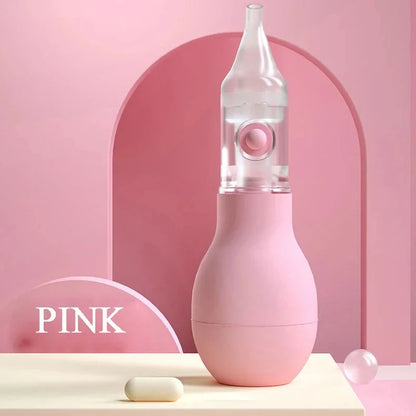 Aspirateur nasal bébé en silicone – Manuel anti-retour – Nettoyeur de nez doux
