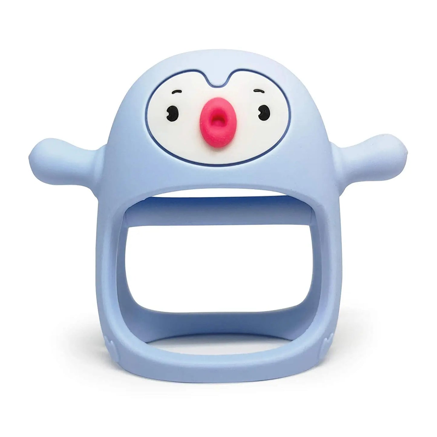 Anneau de dentition bébé en silicone – Prise facile anti-chute – Sans BPA – Doux et sécuritaire