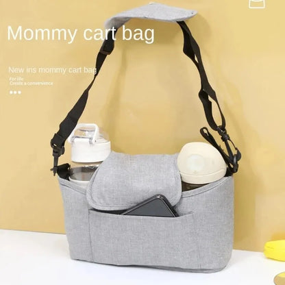 Sac de poussette pour bébé, sac à couches pour maman, grande capacité, organisateur de poussette, porte-gobelet, biberon, accessoires de poussette, sac suspendu