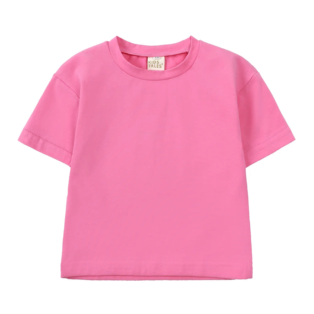 1-13Y Cotton Kids Clothes Suits Cycling Wear Biker Shorts Set Children Clothes Boys Girls Outfits Two Piece Kids Clothing Sets