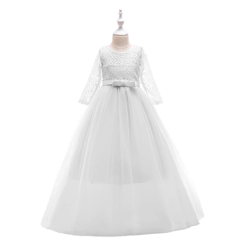 Robe Princesse Fille Élégante – Robe de Cérémonie & Fête pour Enfant