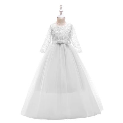 Robe Princesse Fille Élégante – Robe de Cérémonie & Fête pour Enfant