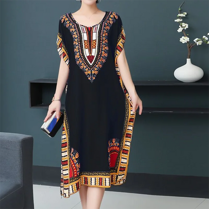 Robe de maternité bohème chic – Confort & élégance