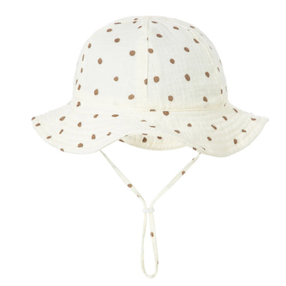 Chapeau Soleil Douce Protection™ – Bob en Coton pour Bébé (3–12 mois)