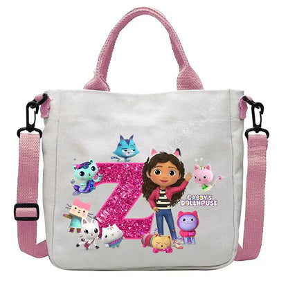 Sac à bandoulière enfant Gabby et la Maison Magique – Sac fourre-tout kawaii pour filles