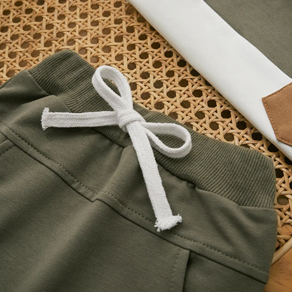 Ensemble d’été bébé garçon 2 pièces – T-shirt à manches courtes & short confortable (6 à 36 mois)