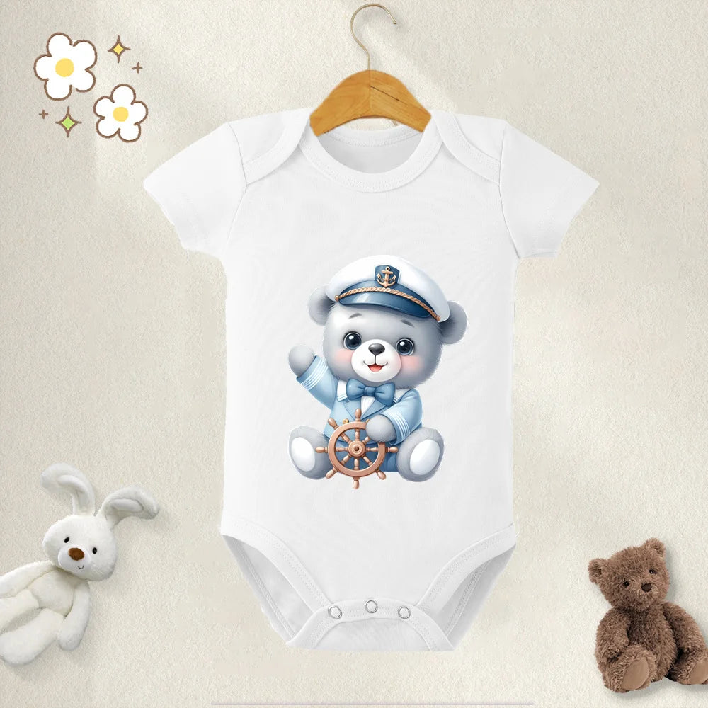 Body Bébé Petit Marin – Onesie Doux 100 % Coton
