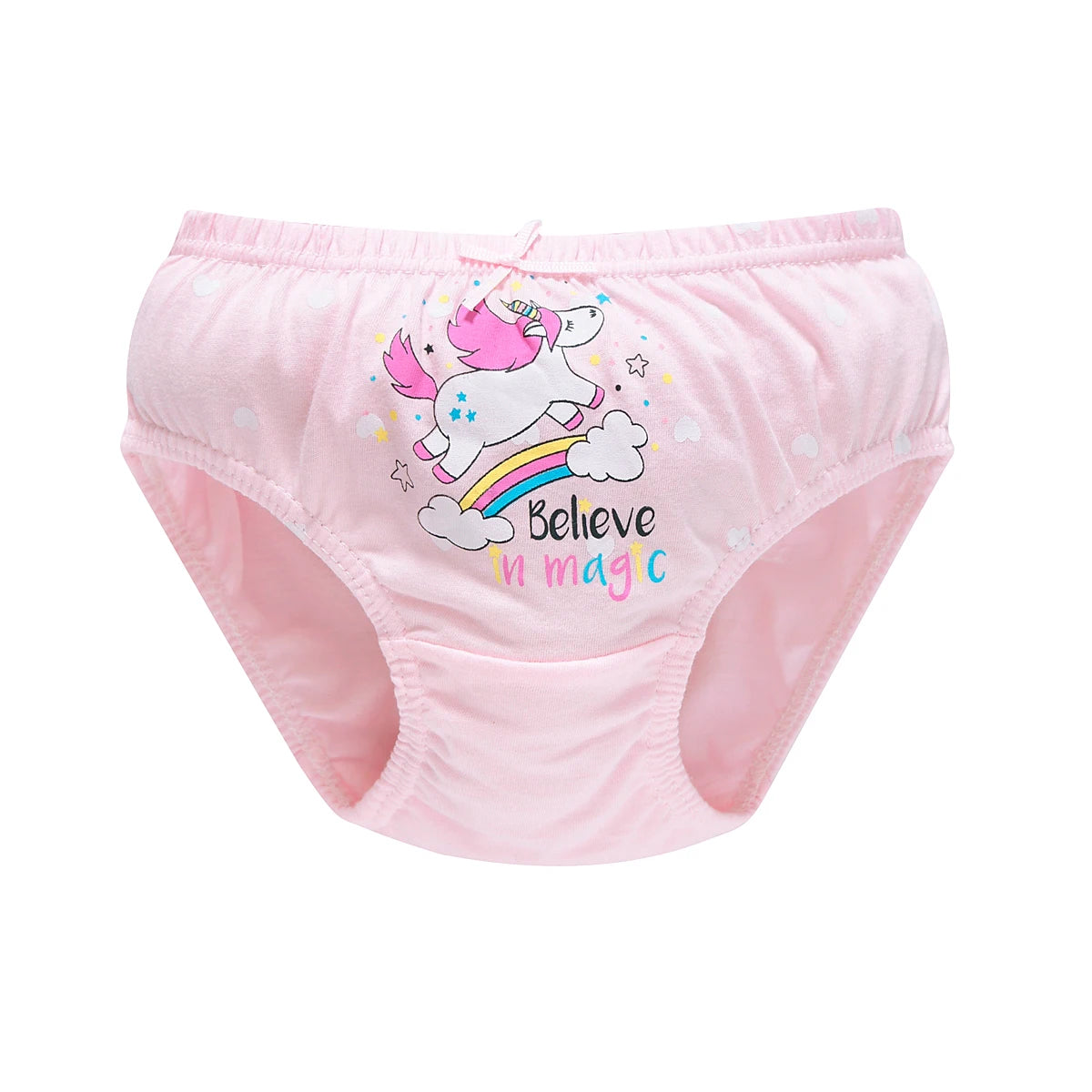 Lot de 5 Culottes Fille Licorne en Coton Doux – Confort Petit Trésor