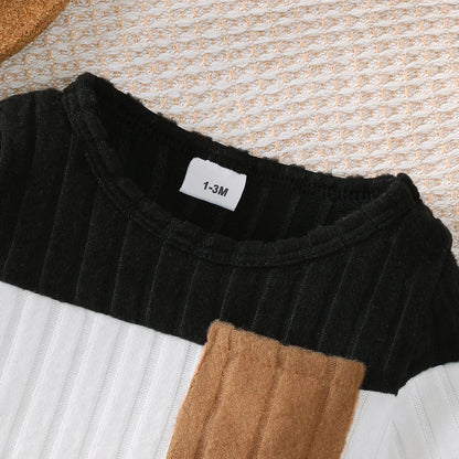 Ensemble Bébé 3 Pièces Doux & Élégant – Body, Pantalon & Bonnet