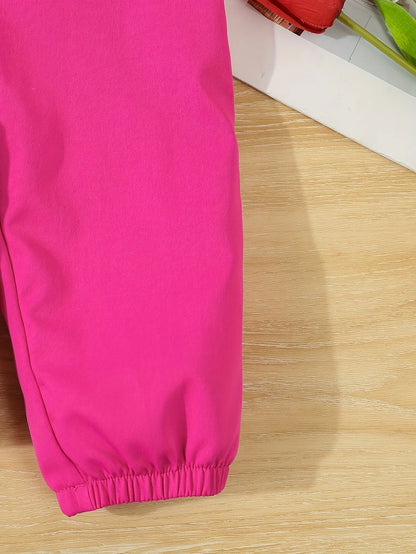 Combinaison Bébé Fille Rose Fuchsia – Look Tendance