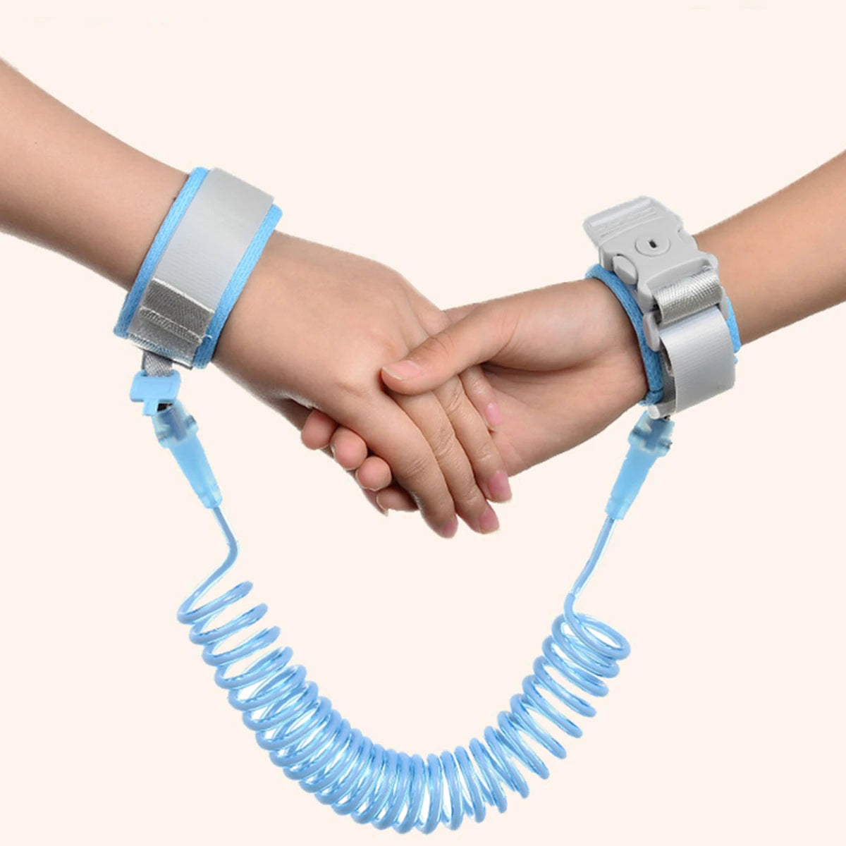 Bracelet anti-perte enfant – Cordon de sécurité 2 m – Poignet à poignet – Sorties & voyages