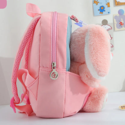 Sac à Dos Enfant Lapin 3D – Cartable Mignon et Doux pour Maternelle