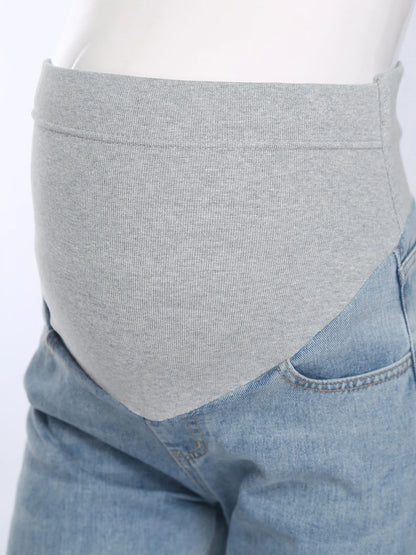 Jean Maternité Confort Absolu – Taille Haute avec Soutien Évolutif