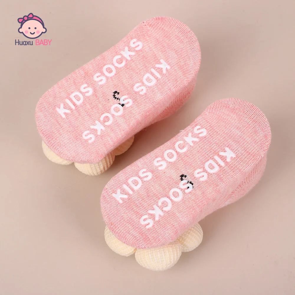 Ensemble Bébé Fille – Bandeau Fleur & Chaussettes Assorties