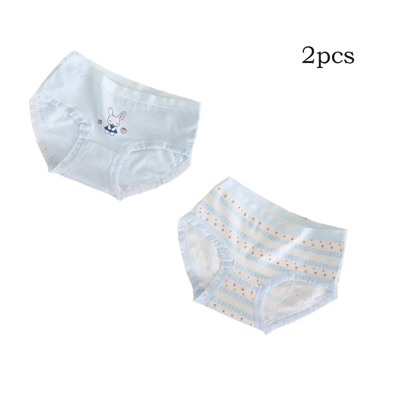 Lot de 2 Culottes Fille en Coton Doux – Confort Petit Trésor