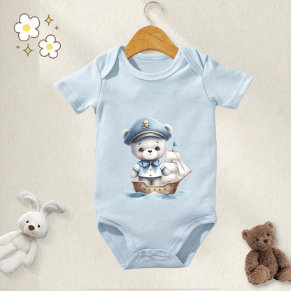 Body Bébé Petit Marin – Onesie Doux 100 % Coton