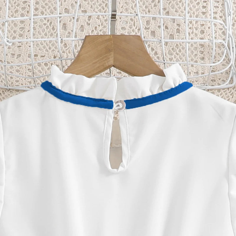 Ensemble chic jupe plissée – Style coréen (Fille)