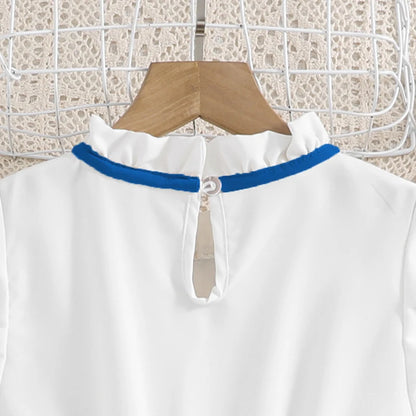 Ensemble chic jupe plissée – Style coréen (Fille)